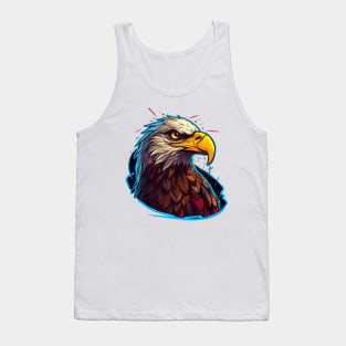 4th of July Holiday Patriotic Merica Eagle Tank Top